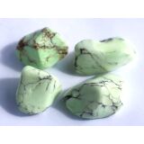 Zitronenchrysopras (Zitronenmagnesit) Trommelsteine -...