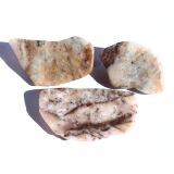 Baryt (Schwerspat) Trommelsteine - Sonderqualit&auml;t - ca. 2,1 - 2,7 cm / ca. 4-5g/St (Fairer Handel)