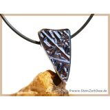 Silizium (Silicium) Schmuckstein / Scheibenstein gebohrt...