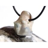 Schlangenhautachat Trommelstein gebohrt - Sonderqualit&auml;t - ca. 2,5 cm x 2 cm x 1,5 cm