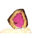 Wassermelonenturmalin Kristallquerschnitt / Scheibenstein...