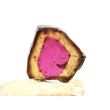 Wassermelonenturmalin Kristallquerschnitt / Scheibenstein Aufbewahrungsbox - Rarität - AAA-Sonderqualität - ca. 1,5 cm x 1,4 cm x 0,3 cm (GKS)