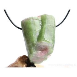 Wassermelonenturmalin XXL Kristallst&auml;be / Rohsteinform gebohrt - Rarit&auml;t - Sonderqualit&auml;t - ca. 4,7 cm x 3,4 cm x 2,7 cm