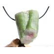 Wassermelonenturmalin XXL Kristallst&auml;be / Rohsteinform gebohrt - Rarit&auml;t - Sonderqualit&auml;t - ca. 4,7 cm x 3,4 cm x 2,7 cm