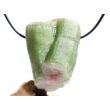 Wassermelonenturmalin XXL Kristallst&auml;be / Rohsteinform gebohrt - Rarit&auml;t - Sonderqualit&auml;t - ca. 4,7 cm x 3,4 cm x 2,7 cm