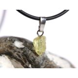 Chrysoberyll Rohsteinform Anhänger Silberöse...