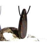 Tigereisen XXXL Schmuckstein / Scheibenstein gebohrt - AA-Sonderqualit&auml;t - Handarbeit - ca. 5,8 cm x 2,2 cm x 0,7 cm