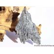 Disthen schwarz "radialstrahlig" XXXL Stufe / Rohstein gebohrt (Cyanit / Kyanit) - Rarität - Sonderqualität - ca. 9,6 cm x 6,3 cm x 1,2 cm (GKS)