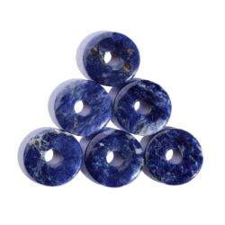 Sodalith Donut Edelstein 30 mm (4,5 - 5,5 mm stark)