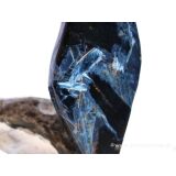 Pietersit XXXL Schmuckstein / Scheibenstein gebohrt - AA-Sonderqualität - Rarität - Handarbeit - ca. 7,6 cm x 3 cm x 0,6 cm