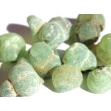 Prehnit-Kollen / Prehnit-Kugeln gr&uuml;n Wassersteine-Sonderqualit&auml;t / Rohsteine extra angetrommelt - Rarit&auml;t - ca. 100 g (GKS)