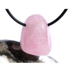 Morganit (Beryll) Schmuckstein / Trommelstein gebohrt - Sonderqualität - Rarität - ca. 2,7 cm x 2,1 cm x 1,7 cm