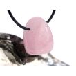 Morganit (Beryll) Schmuckstein / Trommelstein gebohrt - Sonderqualität - Rarität - ca. 2,7 cm x 2,1 cm x 1,7 cm