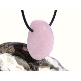 Morganit (Beryll) Schmuckstein / Trommelstein gebohrt -...