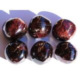 Granat rot Almandin "Schimmer" Trommelsteine - Sonderqualit&auml;t - ca. 2 - 2,2 cm / ca. 15 g/St
