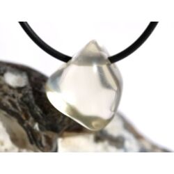 Citrin natur Trommelstein gebohrt - AA-Sonderqualität - ca. 2,2 cm x 1,8 cm x 1,5 cm
