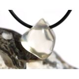 Citrin natur Trommelstein gebohrt -...