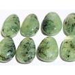 Prehnit gr&uuml;n Trommelsteine gebohrt - Sonderqualit&auml;t - ca. 2,7 - 3,1 cm / ca. -15 g/St