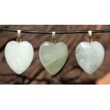 Serpentin Herz Anh&auml;nger &Ouml;se - ca. 2,8 cm x 2 cm...