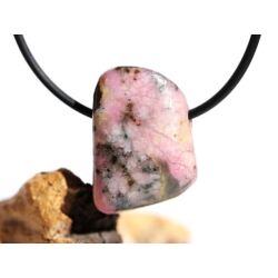 Kobaltcalcit / Kobaltdolomit Trommelstein gebohrt - Rarit&auml;t - Sonderqualit&auml;t - ca. 2,6 cm x 1,8 cm x 1,8 cm