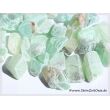 Calcit grün Wassersteine-Sonderqualität / Rohsteine extra angetrommelt - ca. 100 g