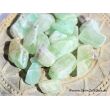 Calcit grün Wassersteine-Sonderqualität / Rohsteine extra angetrommelt - ca. 100 g