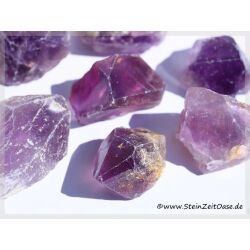 Amethyst hell Kristallspitzenteile / Rohsteine - ca. 50 g