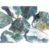 Moosachat gr&uuml;n Rohsteine - ca. 50 g