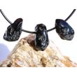 Tektit Trommelsteine gebohrt - Sonderqualität - ca. 2,2 - 3 cm / ca. 6-8 g/St