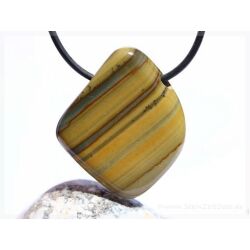Ruinenmarmor (Landschaftsmarmor) XL Schmuckstein / Scheibenstein gebohrt - Sonderqualität - Rarität - ca. 3,5 cm x 3 cm x 0,8 cm