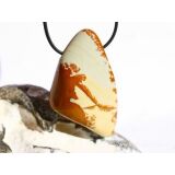 Ruinenmarmor (Landschaftsmarmor) XXXL Trommelstein gebohrt - Sonderqualit&auml;t - Rarit&auml;t - ca. 5,3 cm x 3,2 cm x 2,1 cm