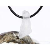 Goshenit (Beryll) Kristall / Rohsteinform angetrommelt gebohrt - Sonderqualit&auml;t - Rarit&auml;t - ca. 2,6 cm x 1,2 cm x 0,8 cm (Trommelstein)