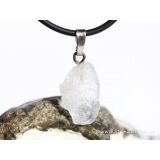 Goshenit (Beryll) Kristall / Rohsteinform angetrommelt Anh&auml;nger Silber&ouml;se Schmuckdose - Sonderqualit&auml;t - Rarit&auml;t - ca. 2,9 cm x 1,2 cm x 0,6 cm