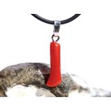 Koralle rot Anh&auml;nger Silber&ouml;se Schmuckdose -...