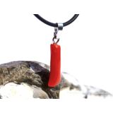 Koralle rot Anh&auml;nger Silber&ouml;se Schmuckdose -...