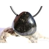 Bronzit-Gabbro / Galaxyit "Star Galaxy" Trommelstein gebohrt - Sonderqualität - Rarität - ca. 2,5 cm x 2,5 cm x 1,5 cm