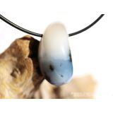 Dendritenopal (Opal) Schmuckstein / Trommelstein gebohrt...