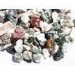 Ozeanachat Wassersteine-A-Sonderqualität / Rohsteine mini extra angetrommelt - Rarität - (Ozeanjaspis / Ozeanchalcedon) - ca. 50 g (GKS)  -Restbestand