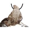 Rauchquarz hell + dunkel "Skelettquarz / Elestial" XXXL Natur-Kristall gebohrt - Rarität - Sonderqualität - ca. 5,5 cm x 4 cm x 2,3 cm