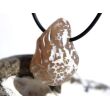 Schlangenhautachat Trommelstein gebohrt - Sonderqualit&auml;t - ca. 3,3 cm x 2,3 cm x 1,9 cm (GKS)