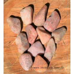 Moosachat rosa Wassersteine-Sonderqualit&auml;t / Trommelsteine roh - ca. 50 g (GKS) - Restbestand -