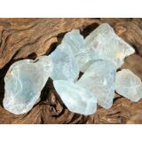 Topas blau natur Kristalle / Rohsteine z. T. angetrommelt - Sonderqualit&auml;t - Rarit&auml;t - ca. 20 g