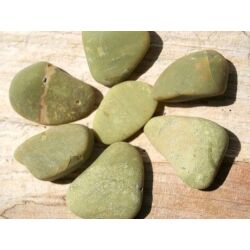 Opal gr&uuml;n "Pistazienopal" Wassersteine-Sonderqualit&auml;t / Trommelsteine roh - Rarit&auml;t - ca. 50 g (GKS)