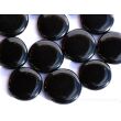 Obsidian schwarz Scheibensteine - Sonderqualit&auml;t - ca. 3,1 - 3,5 cm / ca. 14-19g/St