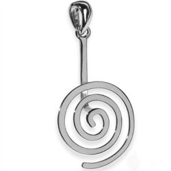 Donuthalter "Spirale" - 925iger Silber glänzend für 30 mm Donuts