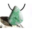 Jadeit (Jade / Burmajade) grün XXL Schmuckstein / Trommelstein gebohrt - Sonderqualität - Handarbeit - ca. 4,3 cm x 3,3 cm x 1,4 cm
