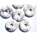Magnesit Donut Edelstein 40 mm (7 mm stark)