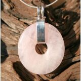 Donuthalter Scharnier-Clip, 925iger Silber, glänzend für 50 mm Donuts (bis ca. 7 mm Dicke)