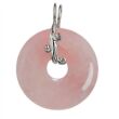 Donuthalter Scharnier-Clip "Wasserfall"  925iger Silber, glänzend für 40 mm Donuts