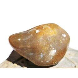 Flint (Feuerstein) XXL Trommelstein - ca. 4,1 cm x 2,9 cm x 2,5 cm (Fairer Handel/GKS)